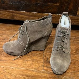 Jessica Simpson 7.5 wedge booties.